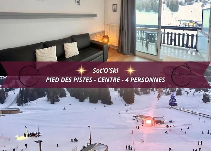 Sot\'O\'Ski - Pied Des Pistes, 4 Personnes, Centre Station, Bois D\' Aurouze